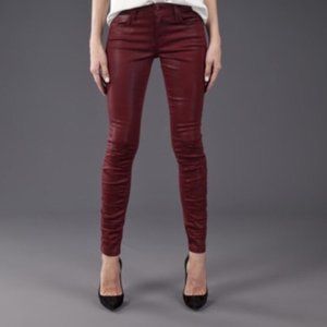 Joe’s Jeans Wine Color High Rise Skinny Ankle